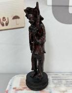 1980 Aziatisch Balinese visser gesneden uit Coromandelhout, Antiek en Kunst, Ophalen of Verzenden