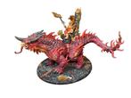 Warhammer AOS Fyreslayers Auric Runefather on Magmadroth, Hobby en Vrije tijd, Wargaming, ., Warhammer, Ophalen of Verzenden, Zo goed als nieuw
