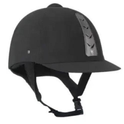 Horka paardrijcap Hawk zwart  incl. bijpassend captasje, Dieren en Toebehoren, Paardrijkleding, Nieuw, Dames, Heren, Kinderen