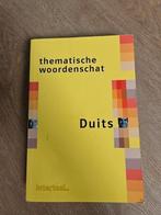 G. Forse - Thematische woordenschat Duits, Ophalen of Verzenden, Zo goed als nieuw, G. Forse