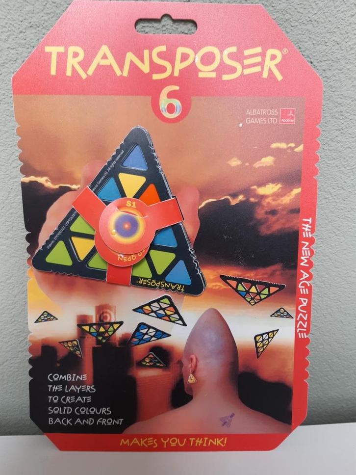 Transposer 6 - logisch denken - smart game - think fun, Hobby en Vrije tijd, Gezelschapsspellen | Overige, Zo goed als nieuw, Een of twee spelers