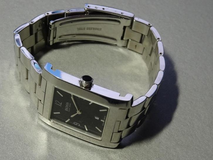 Vintage Hugo boss horloge, Sieraden, Tassen en Uiterlijk, Horloges | Dames, Gebruikt, Polshorloge, Overige merken, Leer, Ophalen of Verzenden