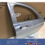 W205 deur rechtsvoor Mercedes C Klasse zilvergrijs portier r, Auto-onderdelen, Rechts, Gebruikt, -, Deur