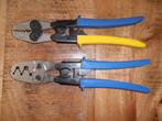 2 Zgan Klauke pers-krimptangen voor elektrokabel stekkers., Ophalen of Verzenden, Zo goed als nieuw, Overige typen