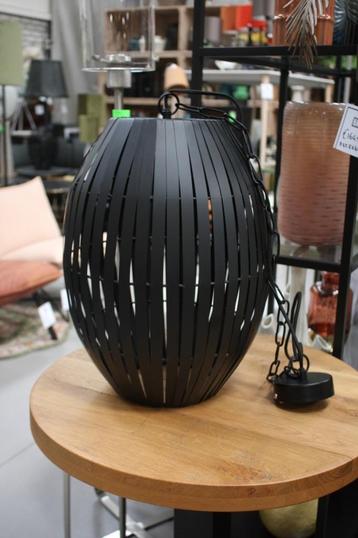 Hippe zwarte ronde open hanglamp KYOMI Light & Living beschikbaar voor biedingen