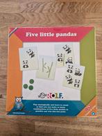 Educatief spel 5 little pandas nieuw in seal., Ophalen of Verzenden, Zo goed als nieuw