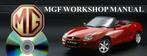 MG F Workshop manual op DVD in PDF formaat, Verzenden