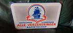 EMAILLE BORD DE ZEVEN PROVINCIËN, Ophalen of Verzenden, Zo goed als nieuw, Reclamebord