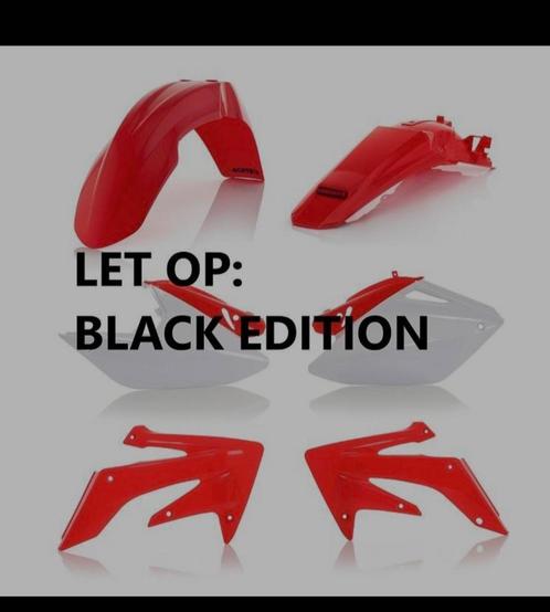 PLASTIC KIT Acerbis: HONDA CRF 250 '04-'18 BLACK EDITION, Motoren, Onderdelen | Honda, Ophalen of Verzenden