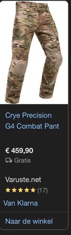 Camouflage multi cam Crye Precision G4 Combat pants & shirt, Verzamelen, Militaria | Algemeen, Ophalen of Verzenden, Landmacht