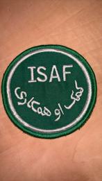 Mouwembleem ISAF met velcro, Verzamelen, Verzenden, Landmacht, Nederland, Embleem of Badge