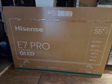 Hisense E7QLED Pro 55 inch KAPOT SCHERM beschikbaar voor biedingen