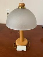 Tafel lamp met dimmer, Ophalen, Zo goed als nieuw, Glas, Minder dan 50 cm