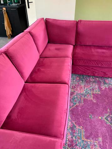 IKEA Kivik 5-zitsbank met fuchsia hoes - afbeelding 2
