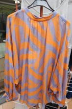 Blouse nieuw oranje grijs Julia June mt 36 (tailleert mt 42), Maat 38/40 (M), Nieuw, Oranje, Ophalen of Verzenden