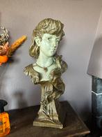 Art Nouveau Buste, Antiek en Kunst, Curiosa en Brocante, Ophalen of Verzenden