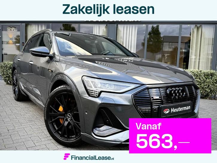 Audi e-tron 50 Quattro S Line Black/ Softclose / B&O/ Sfeer, Auto's, Audi, Bedrijf, Lease, Financial lease, e-tron, ABS, Achteruitrijcamera