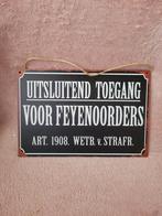 Feyenoord Supporters Bord - Nieuw, Verzamelen, Ophalen of Verzenden, Nieuw