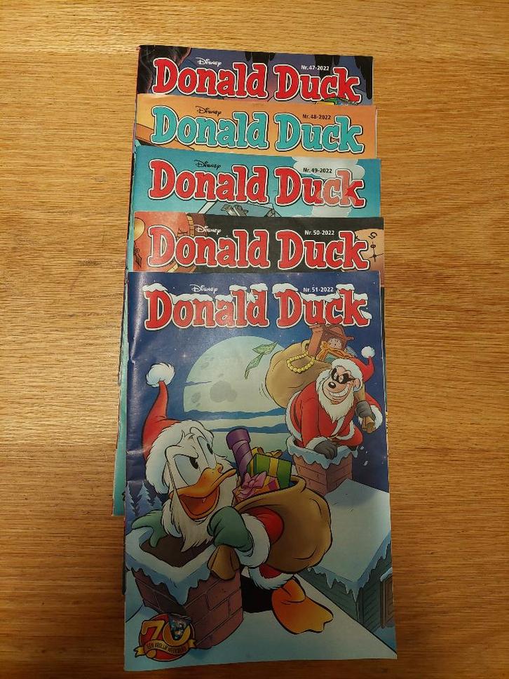 Donald Duck 46 t/m 51 -2022, 6 stuks., Boeken, Stripboeken, Gelezen, Meerdere stripboeken, Ophalen of Verzenden