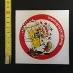 Sticker Carnaval Bier Heineken Heerlijk. Helder, Verzamelen, Stickers, Ophalen of Verzenden, Merk, Zo goed als nieuw