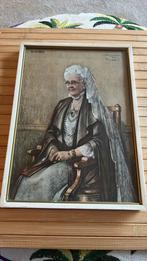 Antiek Portret Emma Koningin-Regentes der Nederlanden, Ophalen of Verzenden, Gebruikt, Kaart, Foto of Prent