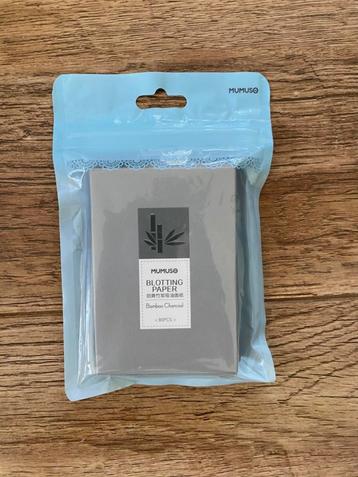 Mumuso oil absorbing sheets, vacuum verpakt NIEUW beschikbaar voor biedingen