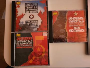 Shostakovich Symfonieën - 3 CD's beschikbaar voor biedingen