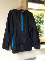 Boef Regenjas donkerblauw maat 128, Caravans en Kamperen, Regenkleding, Ophalen of Verzenden, Zo goed als nieuw, Regenjas, Kinderen