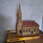 Vollmer Stadskerk Stuttgart-Berg (HO 3739) met grondplaat, Hobby en Vrije tijd, Modeltreinen | H0, Overige merken, Gebruikt, Gelijkstroom of Wisselstroom