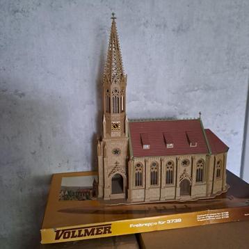 Vollmer Stadskerk Stuttgart-Berg (HO 3739) met grondplaat beschikbaar voor biedingen