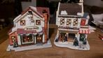 2 kersthuisjes de xmas shop en Dorothy's Dress shop, Ophalen, Gebruikt