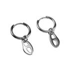 Ø16mm Oorbellen Dames Gepolijst RVS Oorringen Schakelhangel, Overige materialen, Hangers, Birgitta-Gracht 33, 6465 EL Kerkrade, Nederland