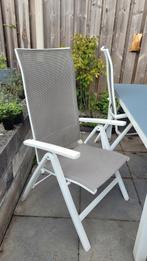 Tuintafel met vier stoelen, Ophalen, Gebruikt, Aluminium