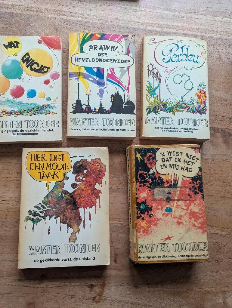 Set van 5 vintage Marten Toonder pockets, Boeken, Meerdere stripboeken, Ophalen of Verzenden, Gelezen