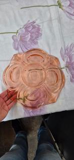 Mooie Vintage Fruitschaal, Schaal, Rond, Ophalen of Verzenden, Glas