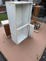 Gratis af tehalen dubbele boven keukenkastje wit, Ophalen, Gebruikt, 100 tot 150 cm, Wit