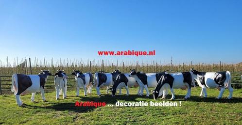 Koe  ware groot, Tuin en Terras, Tuinbeelden, Nieuw, Dierenbeeld, Kunststof, Verzenden