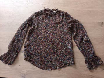Ckh Clockhouse C&A top shirt shirtje maat 34 bloemetjes beschikbaar voor biedingen