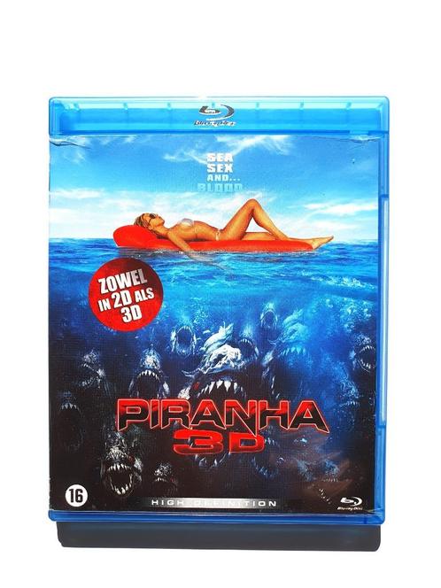 Piranha 3D + 2D, Cd's en Dvd's, Blu-ray, Horror, 3D, Ophalen of Verzenden