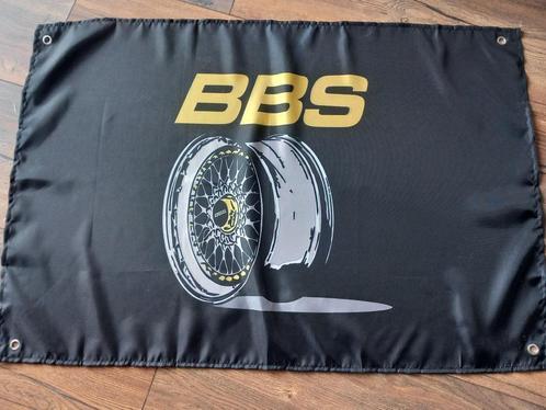 BBS BANNER 60X90 MET BEVESTIGGINGS OGEN 50 JAAR JUBILEUM, Auto diversen, Wieldoppen, Nieuw, Ophalen of Verzenden