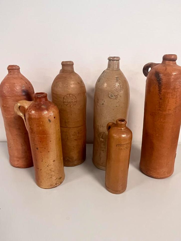 Antieke mineraalwater/jenever kruiken collectie, Antiek en Kunst, Antiek | Keramiek en Aardewerk, Ophalen of Verzenden