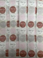 Sluitstickers Thank you stickers 60 stuks, Verzenden, Nieuw, Meerdere stickers