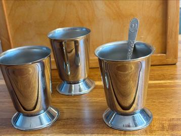 3x Alessi lepelvaasje lepelbeker .. zgan beschikbaar voor biedingen