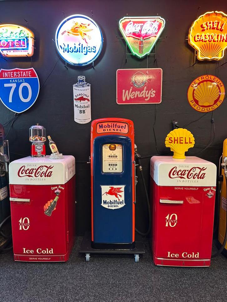 Amerikaanse Benzinepomp - USA Gas Pump Martin & Schwartz 80, Verzamelen, Automaten | Overige, Gebruikt, Ophalen