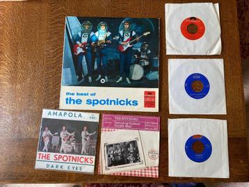 LP The best of The Spotnicks + 5 singles beschikbaar voor biedingen