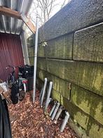 Zinken regenpijp - 1 stuks beschikbaar en 11 bochten, Niet bekend, 60 tot 80 mm, Zo goed als nieuw, Zink