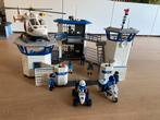 Playmobil Politie Kazerne + Helikopter + Quad + Motor, Kinderen en Baby's, Speelgoed | Playmobil, Ophalen