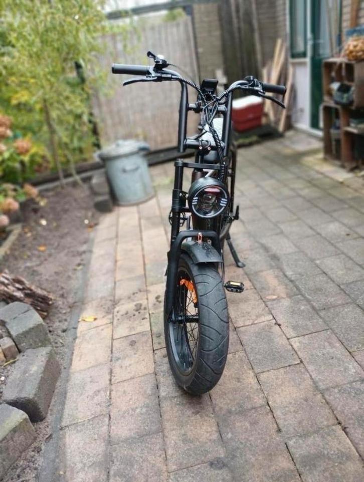 Stoere Fatbike te koop!, Fietsen en Brommers, Elektrische fietsen, Gebruikt, Overige merken, 55 tot 59 cm, 30 tot 50 km per accu