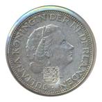 Nederland 2,5 Gulden 1960 Juliana met klop Willem van Oranje, Koningin Juliana, Zilver, Ophalen of Verzenden, Losse munt