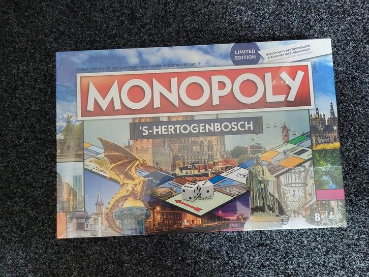 Monopoly 's-Hertogenbosch Limited Edition - Nieuw!, Hobby en Vrije tijd, Gezelschapsspellen | Bordspellen, Nieuw, Ophalen